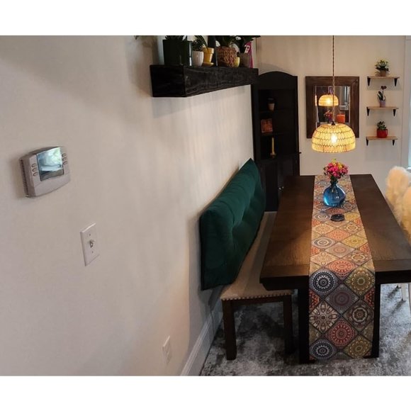 Long Boho Table Runner Bohemian Farmhouse Cottage Decor Decorative Cloth 13x72 - Picture 9 of 9